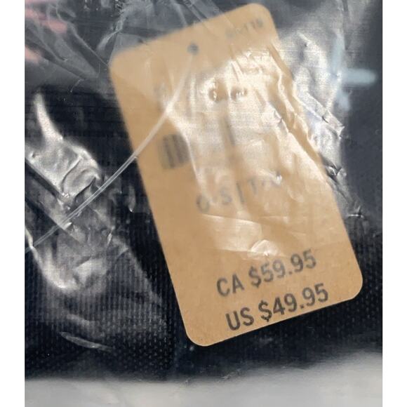 Victoria Secret Tote Weekender Zip Closure Black Love Pink Allover Print Sealed - Picture 3 of 6